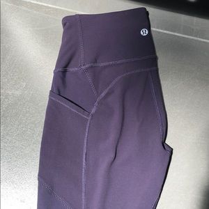 Lululemon leggings. Size 6. Purple color